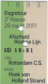 treinkaartje Hoekse Lijn
