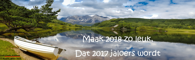 Nieuwjaarstweet en Facebookbericht 2018